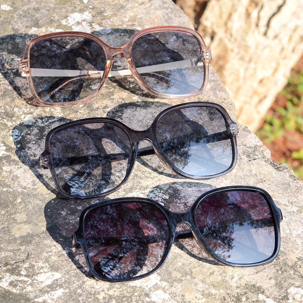RBB Women’s Oversized Polarized Sunglasses – Retro UV400 Fashion Eyewear for Travel & Driving