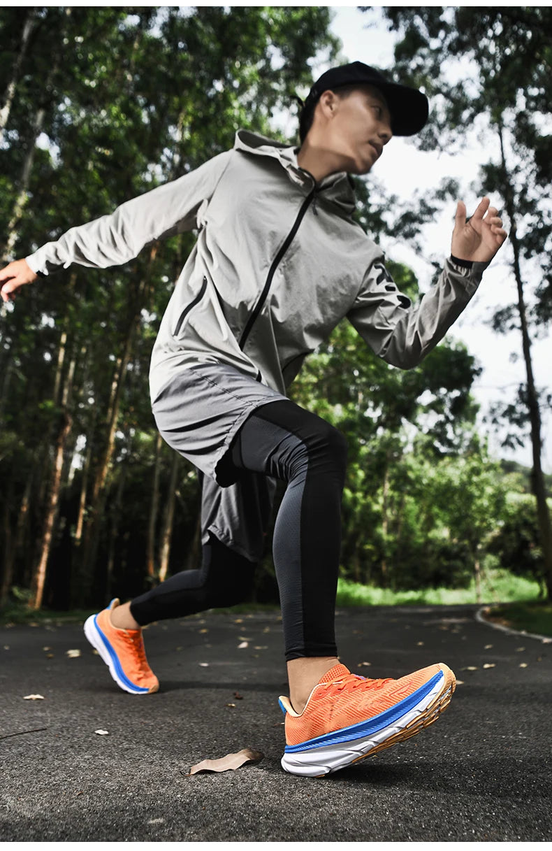 RBB Luxury Men’s Running Shoes – Breathable Mesh Cushioned Sneakers for Couples, Off-Road & Road Running Trainers