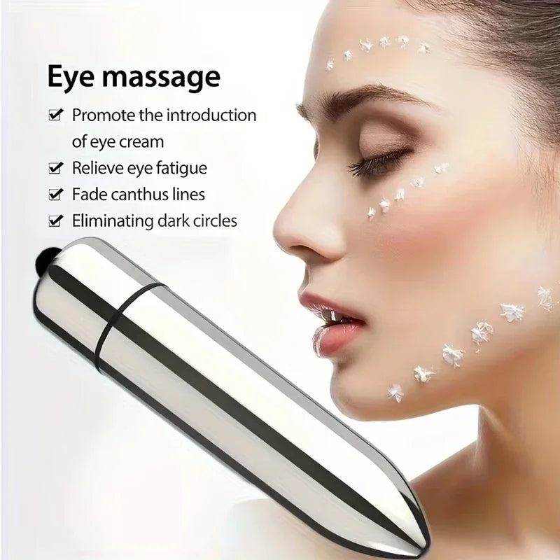 Facial & Eye Massage Tool – Portable Vibrating Massager for Home & Travel
