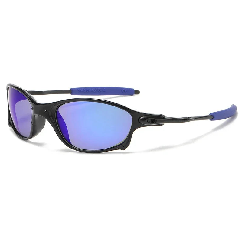 RBB Colorful Sport Sunglasses – Unisex Gradient UV400 Windproof Retro Goggles