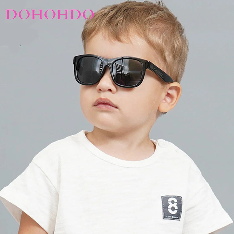 RBB Kids Polarized Sunglasses – Soft Frame UV400 Baby Eyewear with Safety Cord