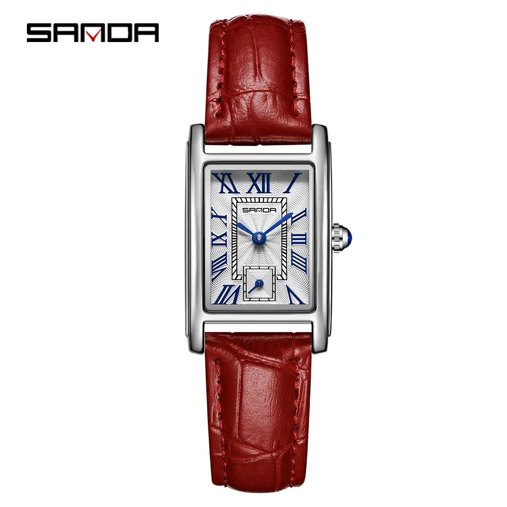 RBB 1116 Women's Fashion Quartz Watch – Luxury Leather or Steel Strap Dress Wristwatch