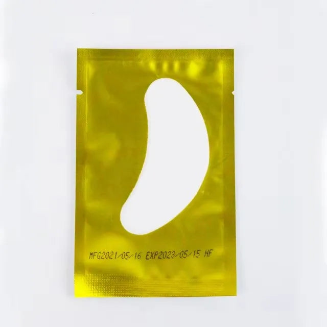 100 Pairs Under Eye Gel Patches for Eyelash Extensions – Lint-Free, Adhesive Lash Extension Supplies