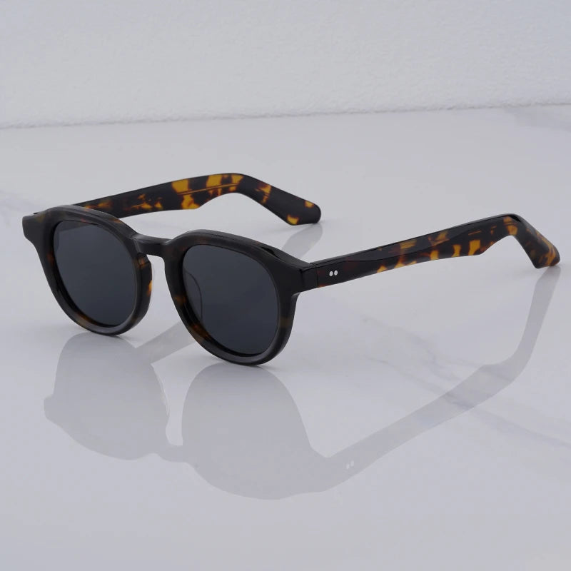 RBB Vintage Polarized Sunglasses – Unisex Lemtosh-Style Acetate Frame | Luxury Retro Eyewear