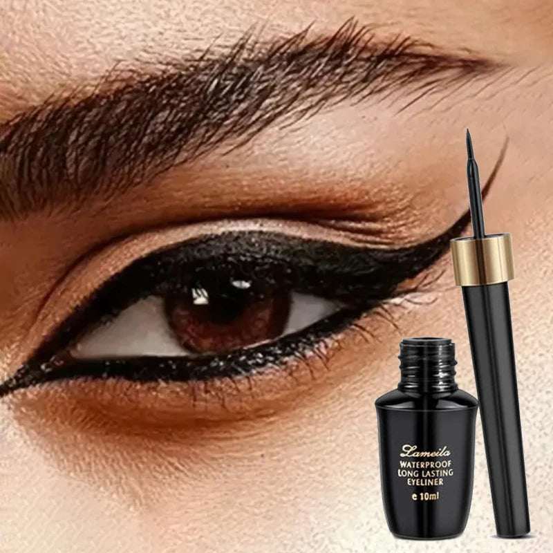 Long-Lasting Waterproof Black Gel Eyeliner Pen – Ultra-Fine Tip