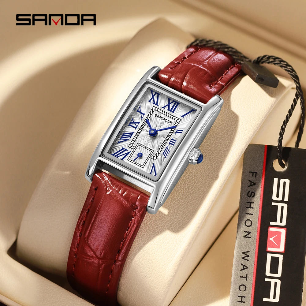 RBB 1116 Women's Fashion Quartz Watch – Luxury Leather or Steel Strap Dress Wristwatch