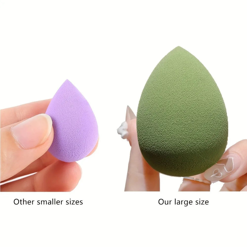 12Pcs Multicolor Makeup Sponge Set – Soft Beauty Blenders for Foundation & Powder