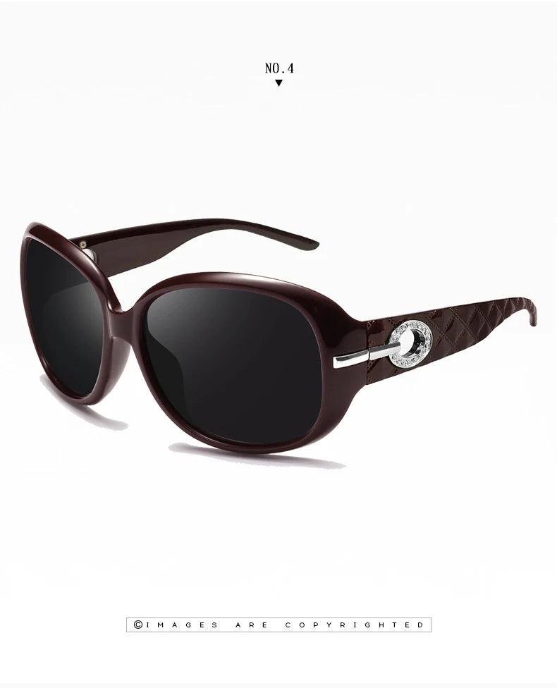 RBB Women’s Polarized Sunglasses – UV400 Retro Diamond Butterfly Frame Fashion Eyewear