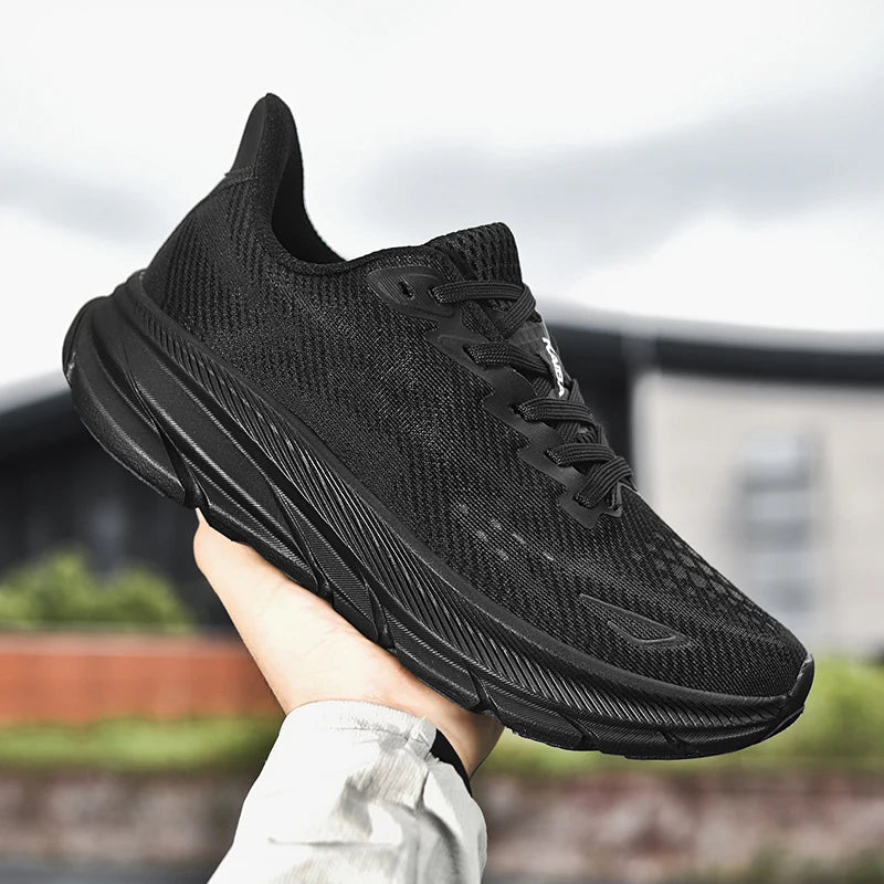 RBB Luxury Men’s Running Shoes – Breathable Mesh Cushioned Sneakers for Couples, Off-Road & Road Running Trainers