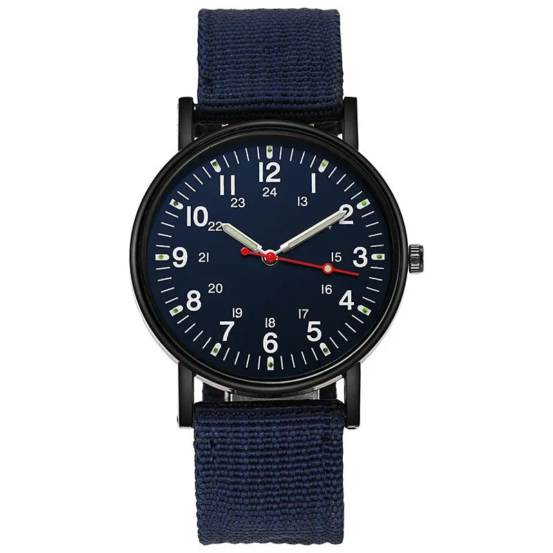 RBB Military Men’s Watch – Outdoor Sports Quartz Wristwatch with Nylon Band & Luminous Display