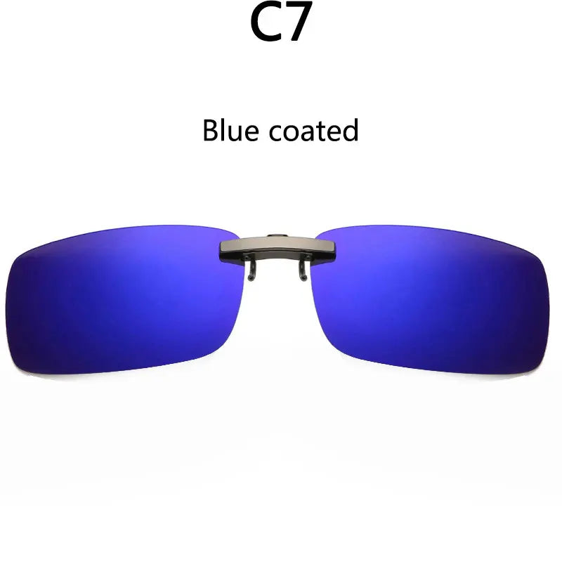 RBB Polarized Clip-On Sunglasses – Unisex Day & Night Vision Driving and Outdoor Sport Myopia Glasses