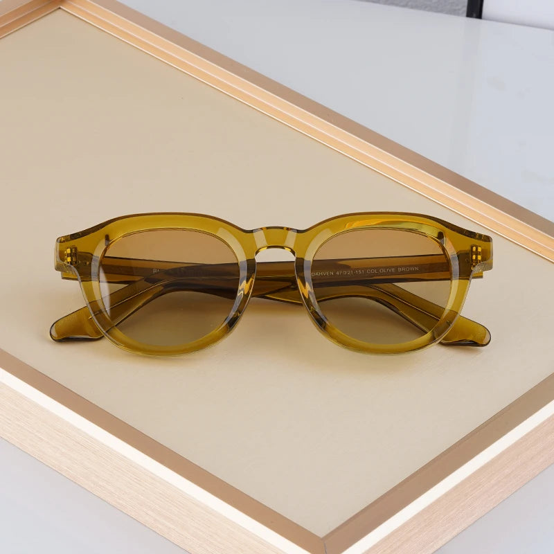 RBB Vintage Polarized Sunglasses – Unisex Lemtosh-Style Acetate Frame | Luxury Retro Eyewear