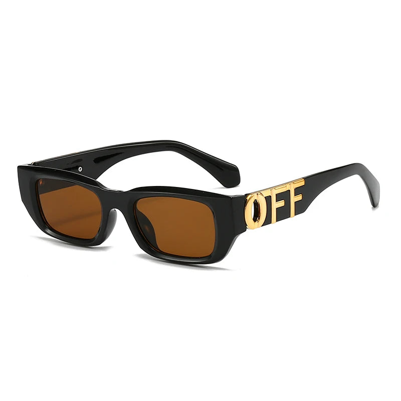 RBB Small Rectangle Sunglasses – Vintage Square UV400 Travel Shades for Men & Women