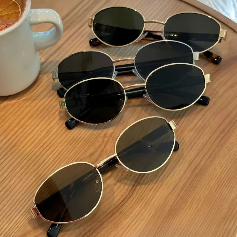 RBB 2025 Oval Frame UV400 Sunglasses – Trendy Unisex Outdoor & Sports Eyewear