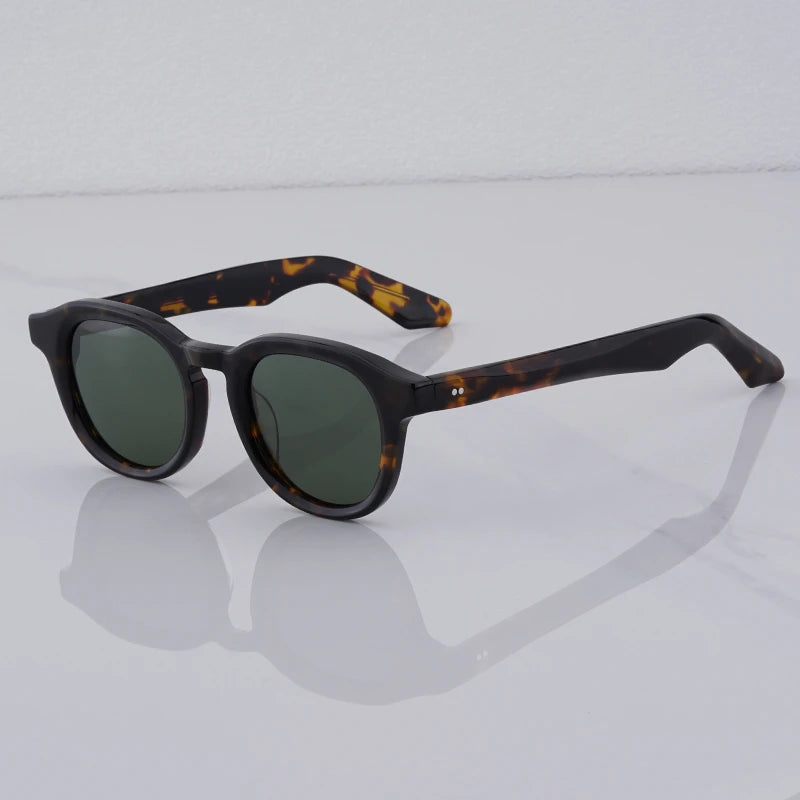 RBB Vintage Polarized Sunglasses – Unisex Lemtosh-Style Acetate Frame | Luxury Retro Eyewear