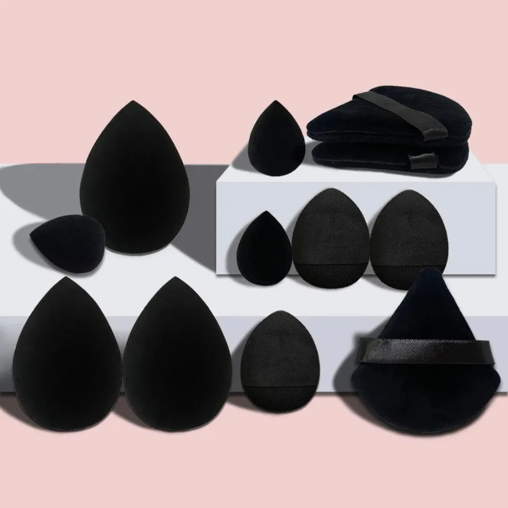 12Pcs Multicolor Makeup Sponge Set – Soft Beauty Blenders for Foundation & Powder
