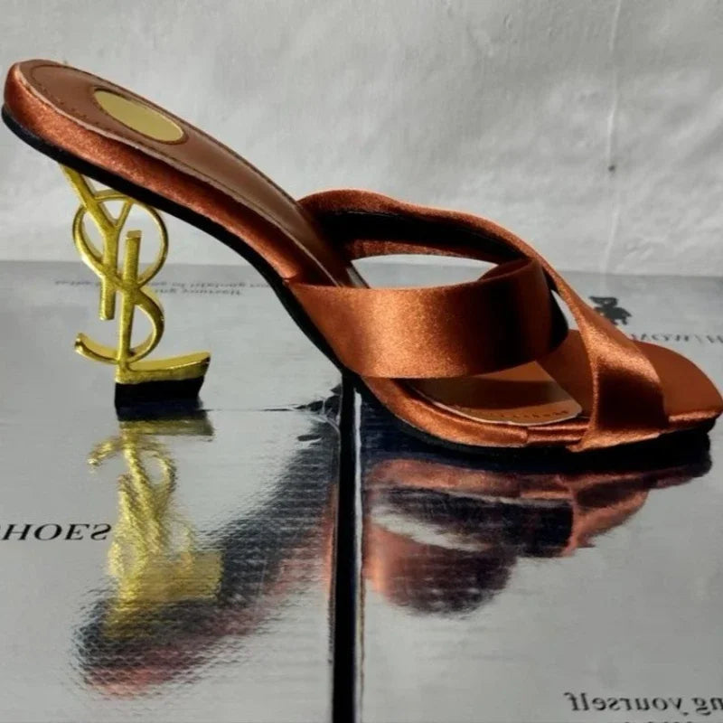 RBB 2025 Sexy Square-Toe High Heel Sandals – Women’s Dress & Office Shoes