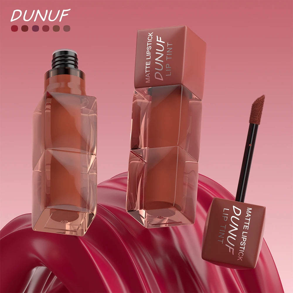 RBB 6-Color Matte Velvet Lip Gloss Set – Long-lasting, Non-Sticky, Colorful Lip Glaze