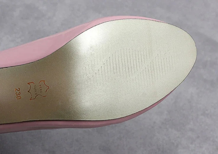 RBB Luxury Y2K Block Heel Pumps with Bow – Formal Chunky Heels for Women