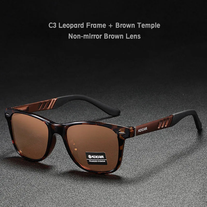 RBB Aluminum Magnesium Polarized Photochromic Sunglasses – Night Vision Enhanced Driving Glasses for Men & Women