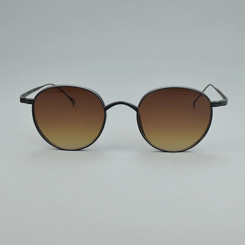 RBB 2025 Luxury Oval Sunglasses – Vintage Titanium UV400 Eyewear for Men & Women