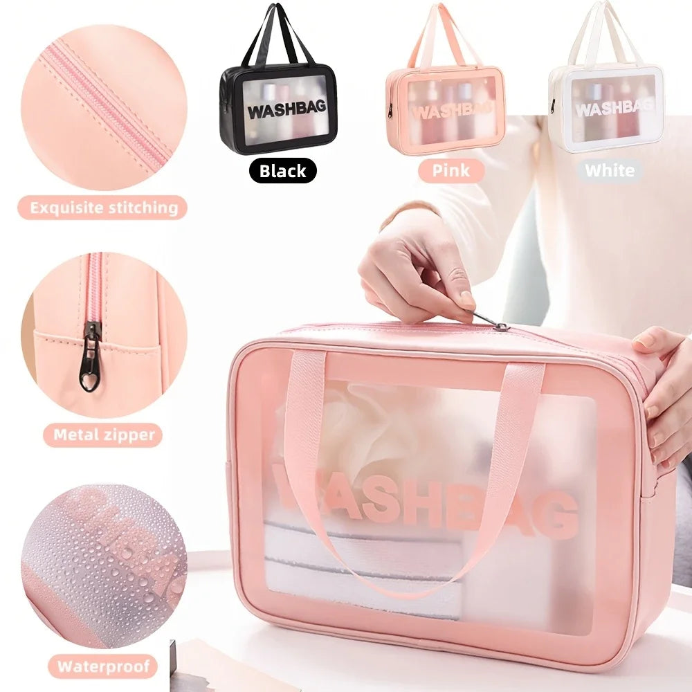 4-Piece Skincare Gift Set – Ice Roller, Headband, Brush & Makeup Bag