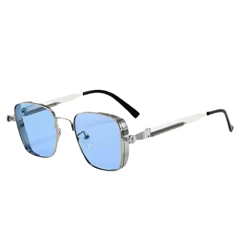 RBB 2025 Polarized Metal Sunglasses for Men – High-End Anti-UV Driving & Punk Fashion Eyewear