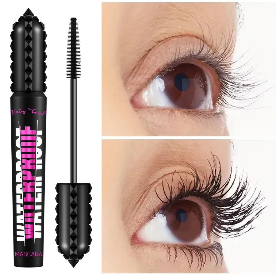 4D Waterproof Black Mascara – Lengthening & Volumizing Korean Formula