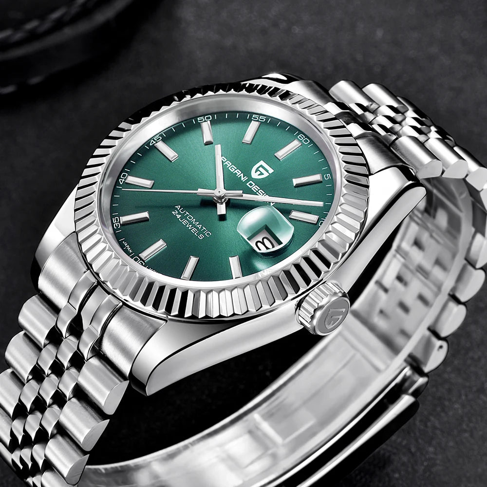 RBB DESIGN PD-1645 V3 Men’s Automatic Mechanical Watch – 42MM Sapphire Glass Stainless Steel Business Timepiece