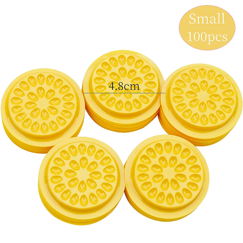 Eyelash Glue Holder Pads – 20/100pcs Adhesive Pallets for Extension Supplies