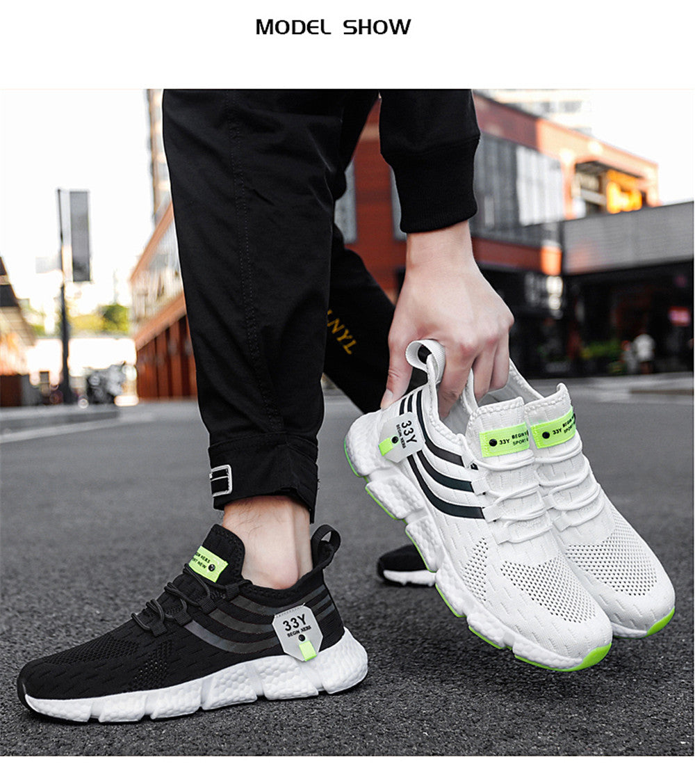 Unisex Breathable Sneakers – Lightweight, Fashionable & Comfortable Running Shoes