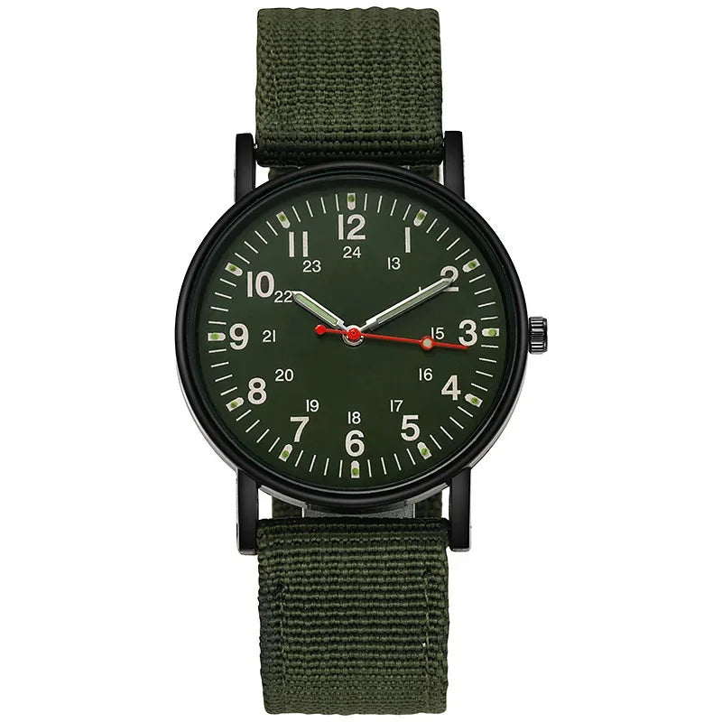RBB Military Men’s Watch – Outdoor Sports Quartz Wristwatch with Nylon Band & Luminous Display