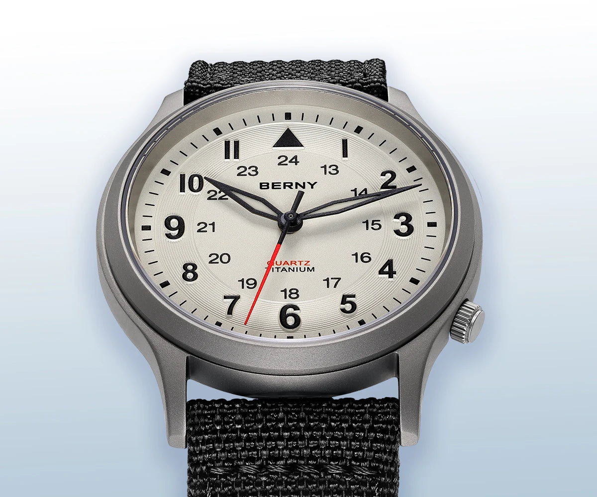 RBB Titanium Field Watch – Quartz, Sapphire, BGW9 Lume, 5ATM