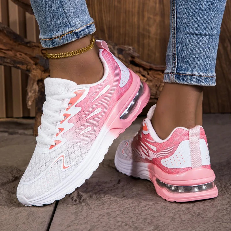 Women’s Lightweight Breathable Running & Walking Sneakers – Non-Slip & Comfortable