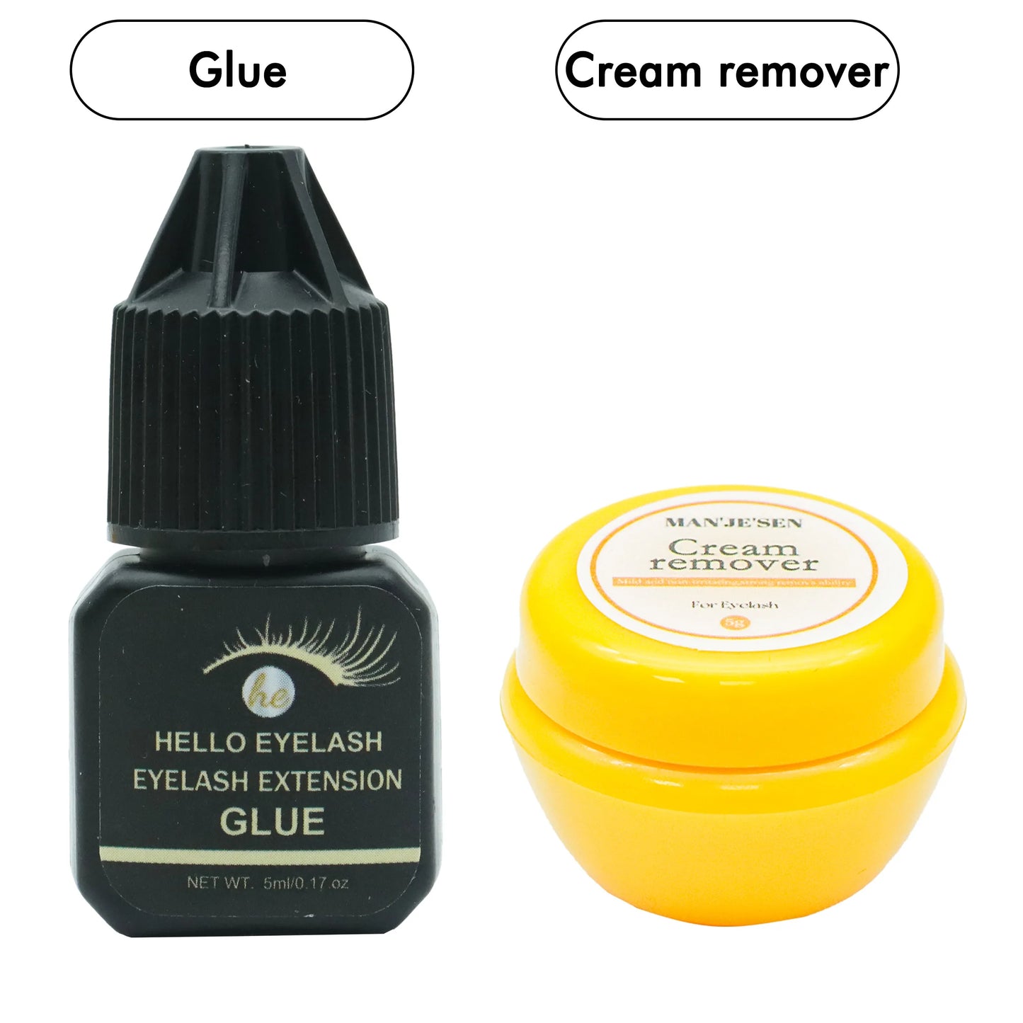 5ml DIY Eyelash Extension Glue – Fast-Drying, Strong Hold, Low Odor (7–14 Days Retention)