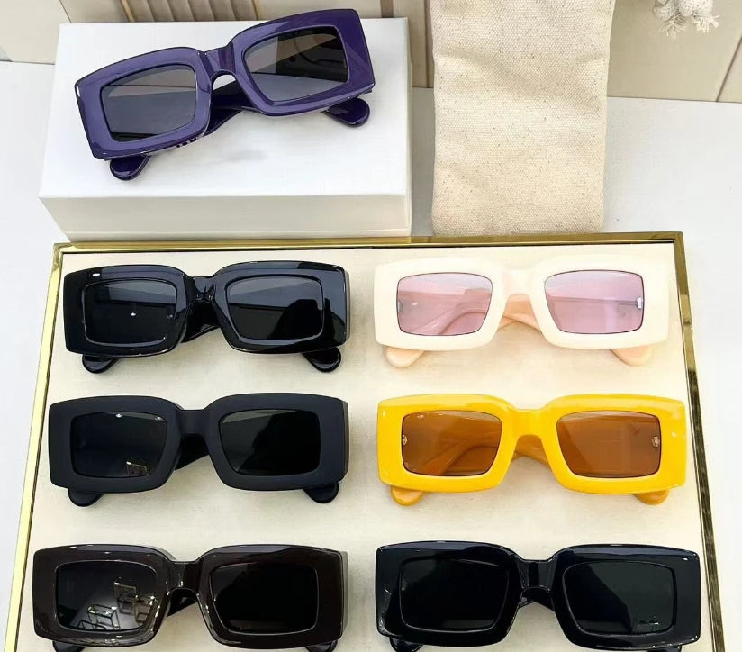 RBB Fashion Sunglasses – Premium Designer Square Eyewear with Large Logo for Men & Women