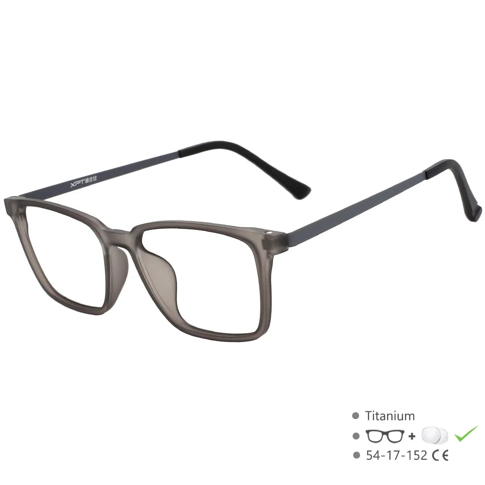 RBB Men's Titanium Optical Glasses – Ultra-Light Frame, Flexible Temples, Custom Prescription Ready