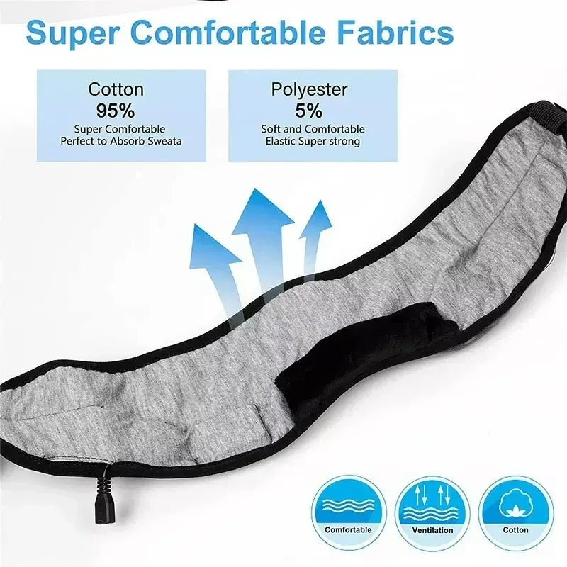 Bluetooth Sleep Headphones – Wireless, Soft Elastic Eye Mask Headband
