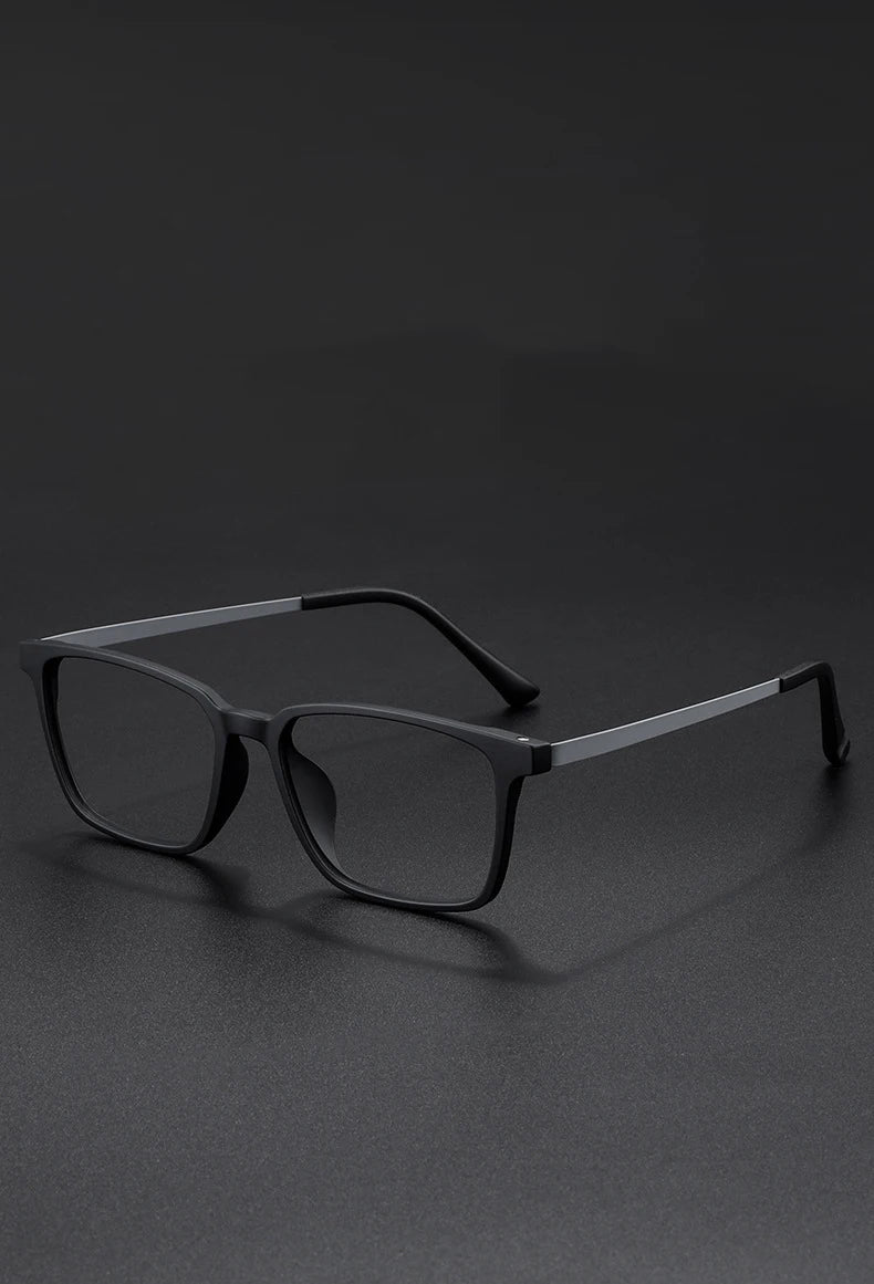 RBB Men's Titanium Optical Glasses – Ultra-Light Frame, Flexible Temples, Custom Prescription Ready