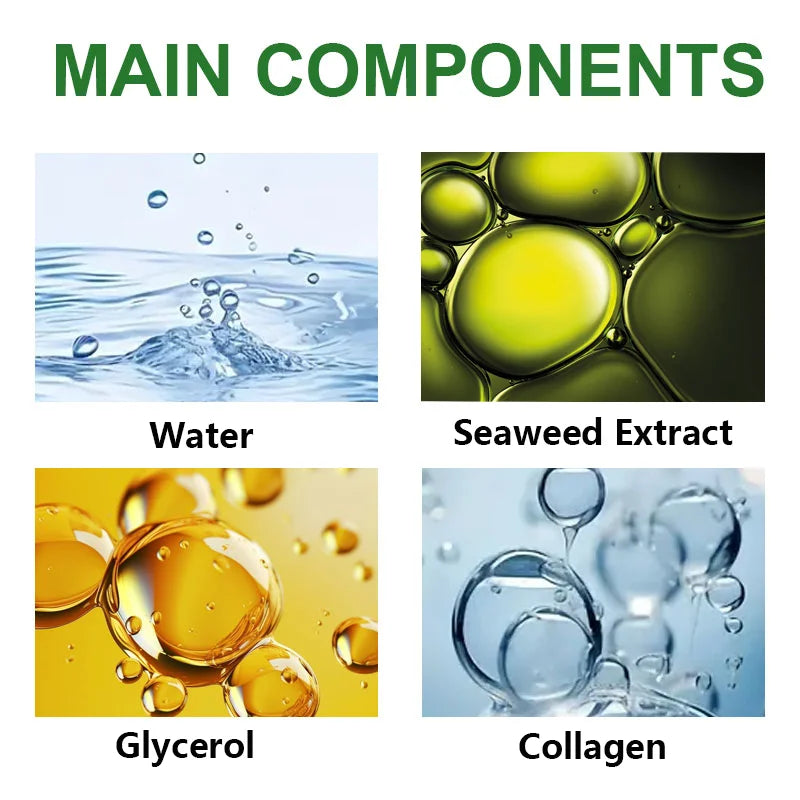 60pcs Seaweed Hyaluronic Acid Eye Masks – Dark Circle Removal & Collagen Eye Patches