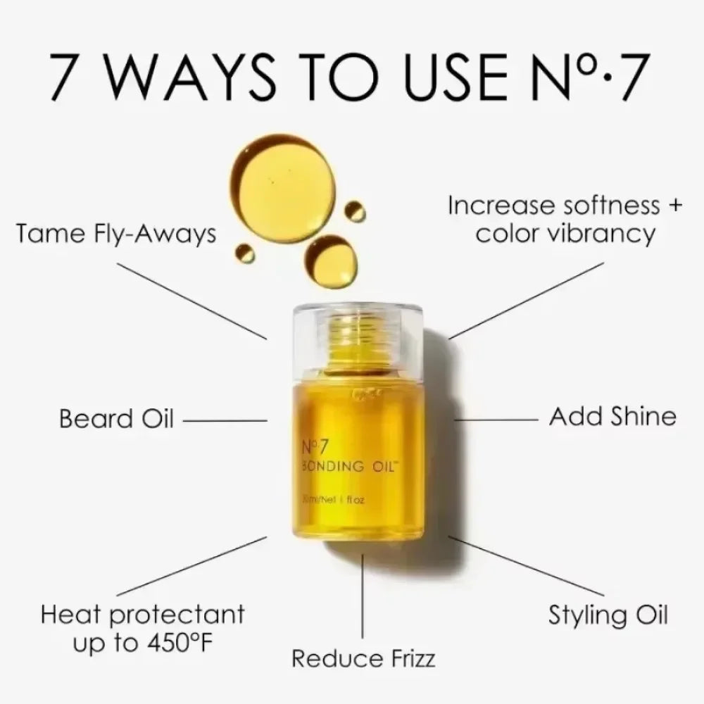 No.7 Bonding Hair Oil – Repair & Shine Booster (30ml)