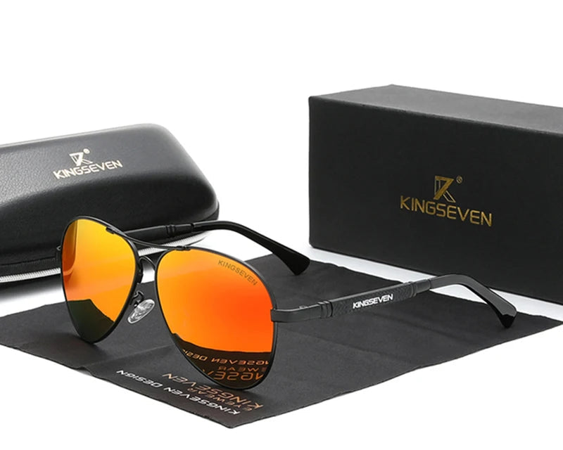 RBB Polarized Pilot Sunglasses – Luxury Alloy Frame UV400 Driving Eyewear