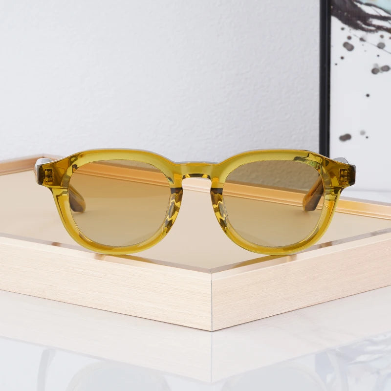 RBB Vintage Polarized Sunglasses – Unisex Lemtosh-Style Acetate Frame | Luxury Retro Eyewear