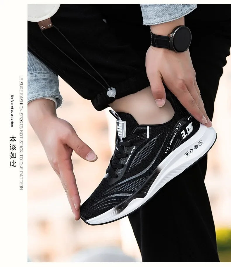 Men's Lightweight Running Shoes – Quick-Dry, Shock-Absorbing Marathon Sneakers (2025)