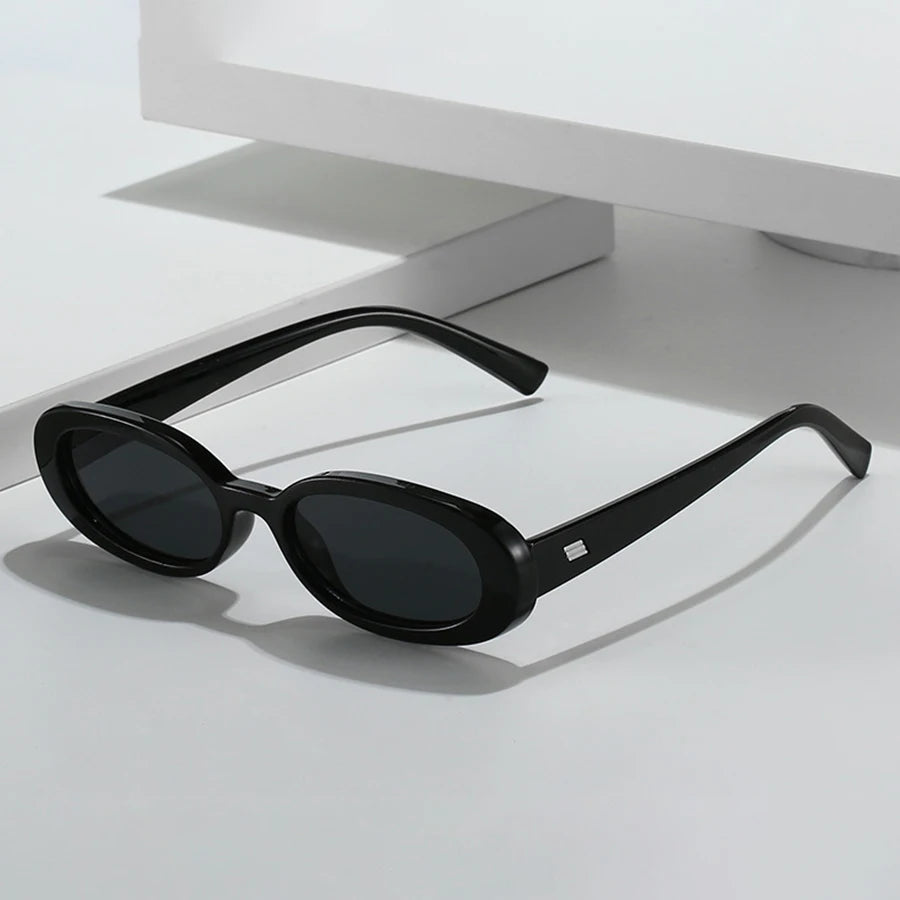 RBB Elliptical Retro Sunglasses – Small Frame UV400 Eyewear for Women & Men | 2025 Trend