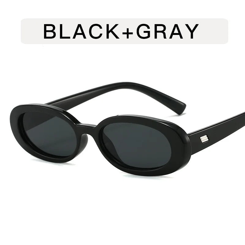 RBB Elliptical Retro Sunglasses – Small Frame UV400 Eyewear for Women & Men | 2025 Trend