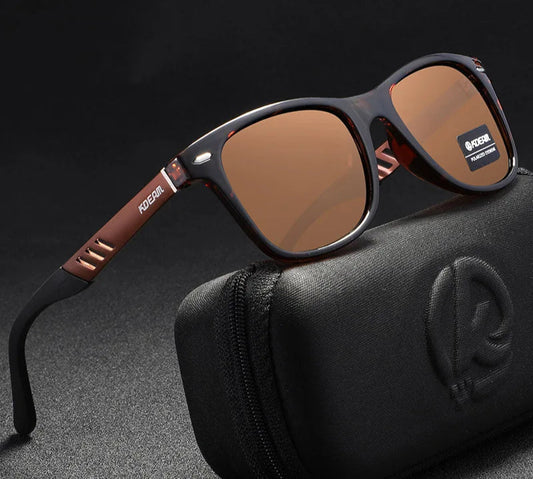 RBB Aluminum Magnesium Polarized Photochromic Sunglasses – Night Vision Enhanced Driving Glasses for Men & Women