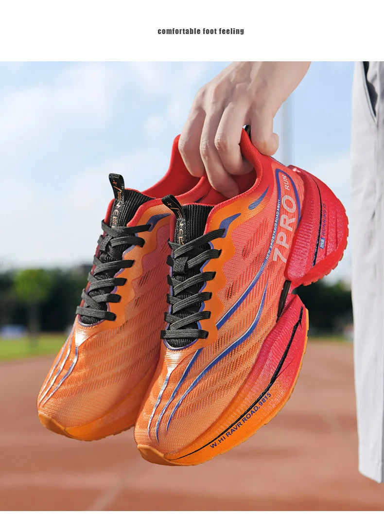 Men's Carbon Plate Running Shoes | Lightweight, Cushioned, Non-Slip