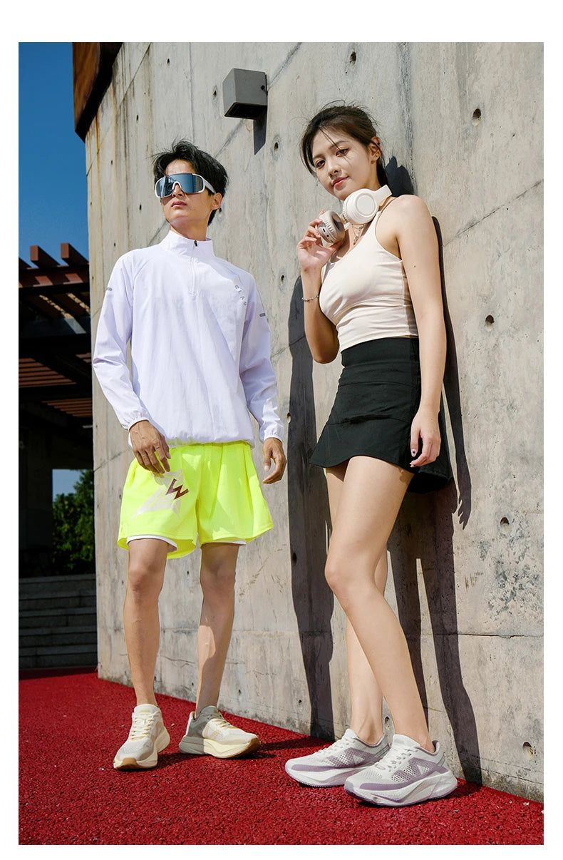 RBB Ultra-Light Couple Running Shoes – Breathable Shock-Absorbing Sneakers for Men & Women