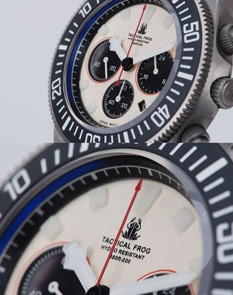 RBB FXD2 Titanium Solar Chronograph Dive Watch – VS75B, BGW9, 20ATM